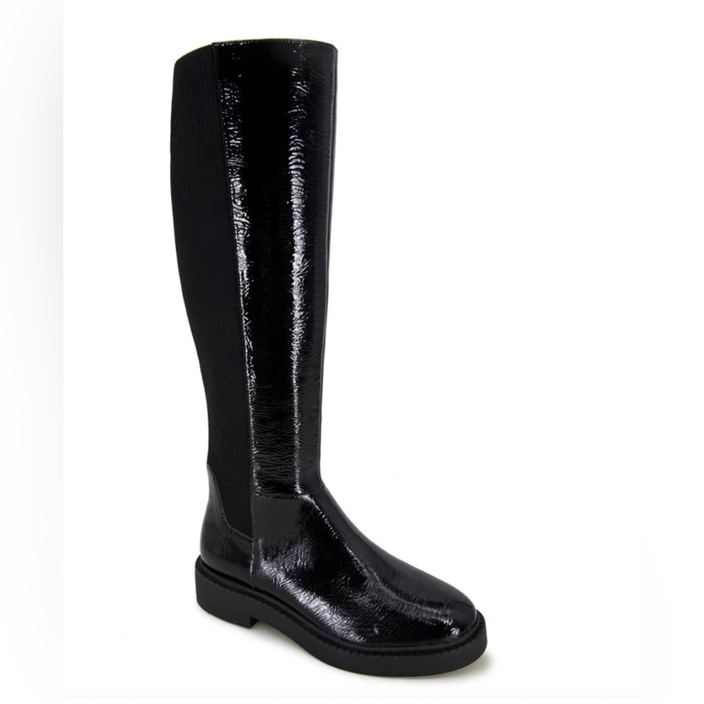 André Assous Viva Black Patent Women's Boot